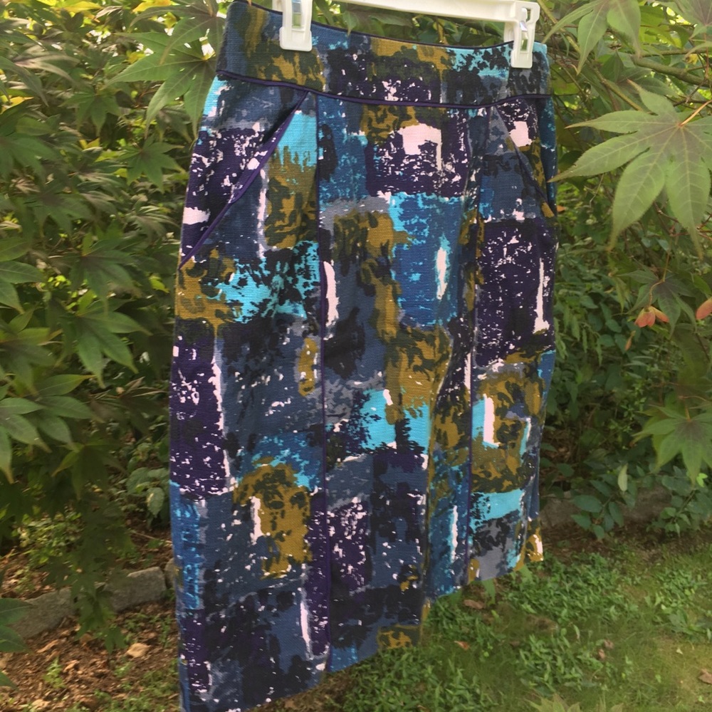 Anthropologie Tabitha Purple skirt size 8